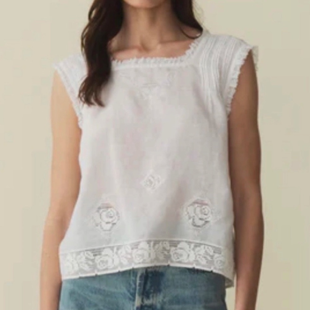 ISO Doen Carlow Top in Salt (XS) - Do not purchase